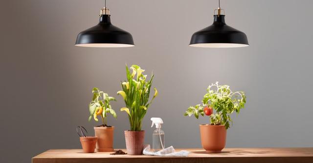 GE Grow Lights Kitchen Cart